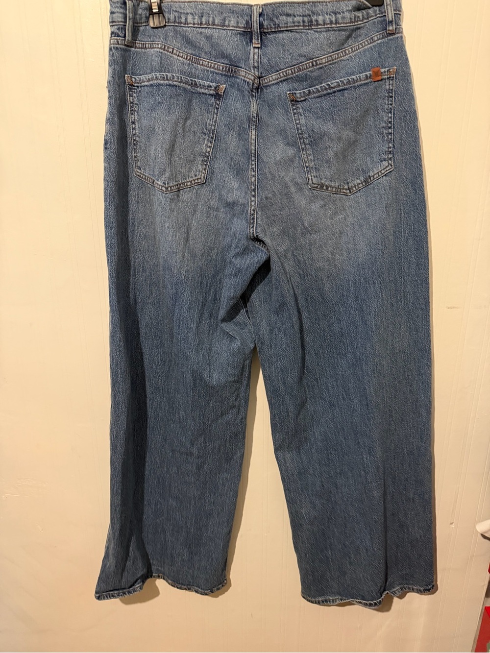 Jessica Simpson wide leg Blue Denim Jeans 14 - Picture 4 of 6